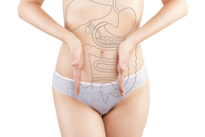 Frau und innere Organe Fotolia_71260016_XS_Frau_Darm